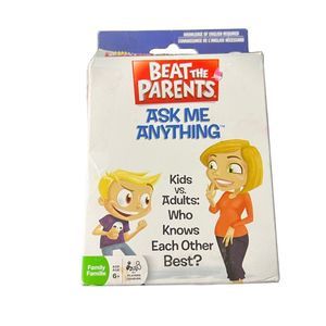 Beat The Parents Ask Me Anything Card Game Ages 6+ 2 Or More Players‎ READ DESC